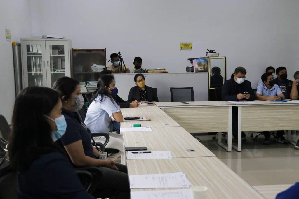 TESDA personnel during the orientation