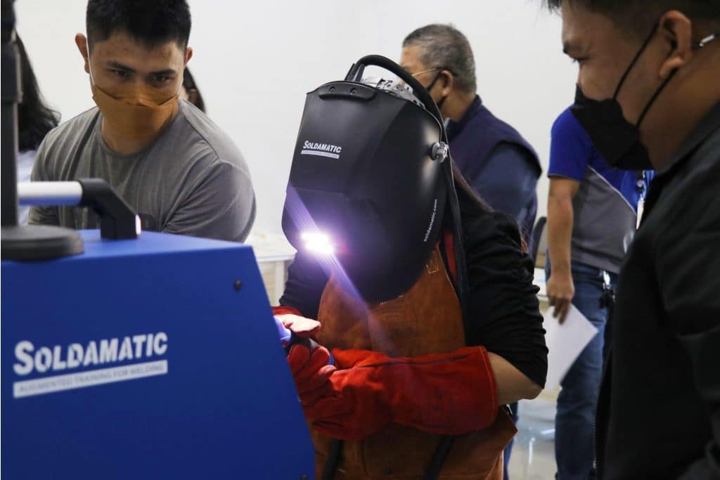 Soldamatic Augmented VR Welding