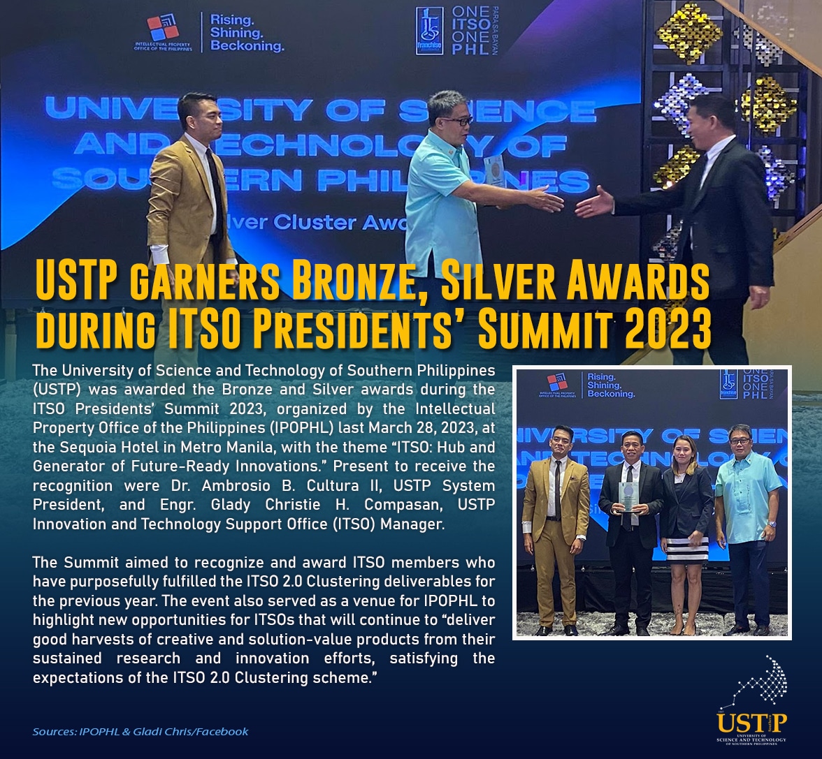 USTP garners Bronze, Silver Awards during ITSO President’s Summit 2023 Artcard