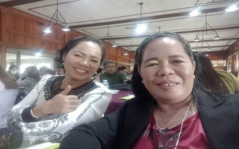 Ms. Annielyn Lasagas and Dr. Leny Anasco USTP Panaon Faculty during seminar