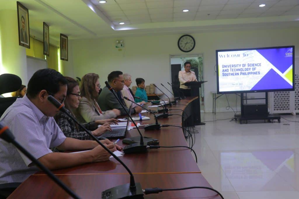 Dr. Cultura delivering his welcome remarks