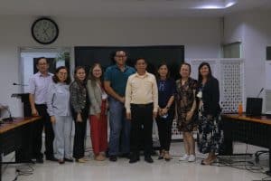 USTP Official with the system president and the Campus Fance Manager