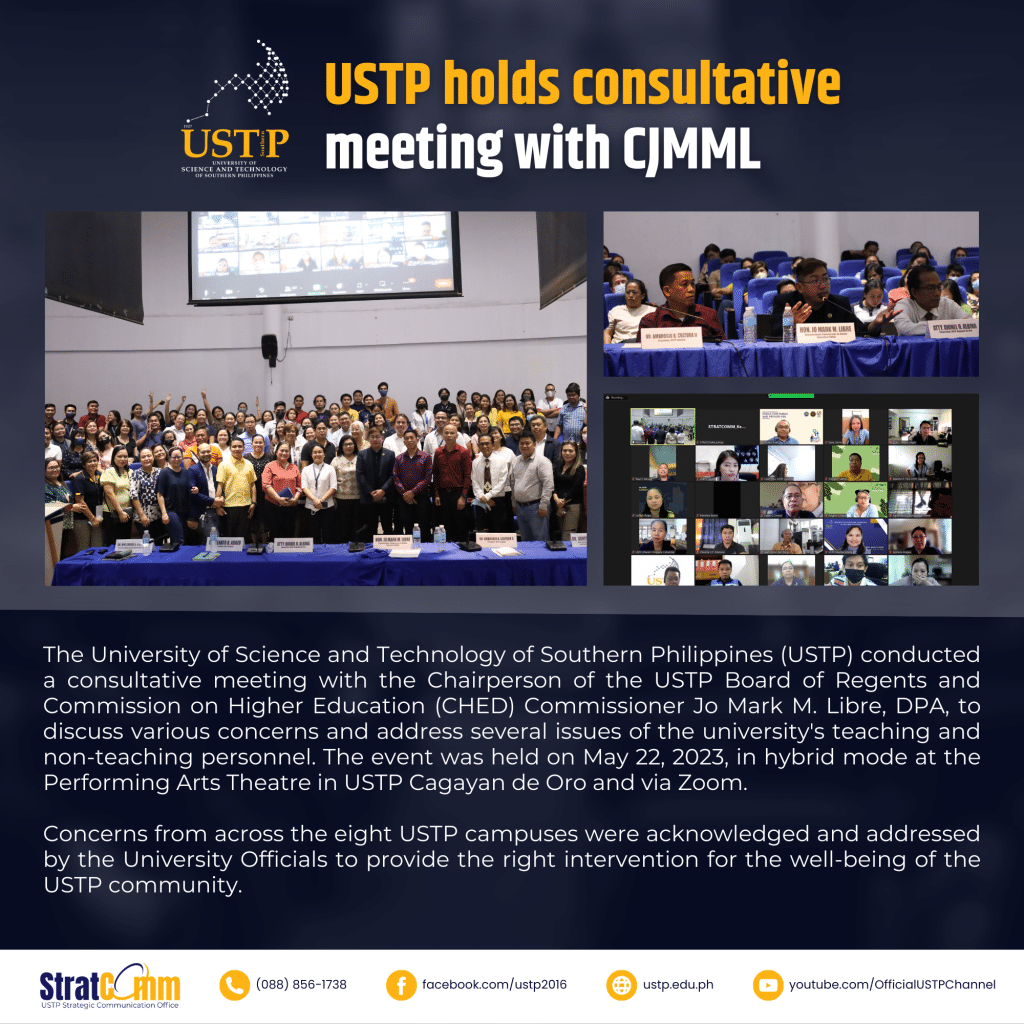USTP holds consultative meeting with CJMML