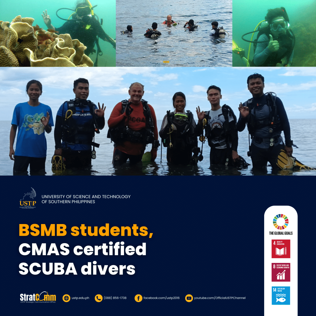 BSMB students, CMAS certified SCUBA divers