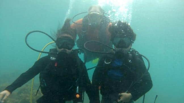 BSMB students, CMAS certified SCUBA divers 9