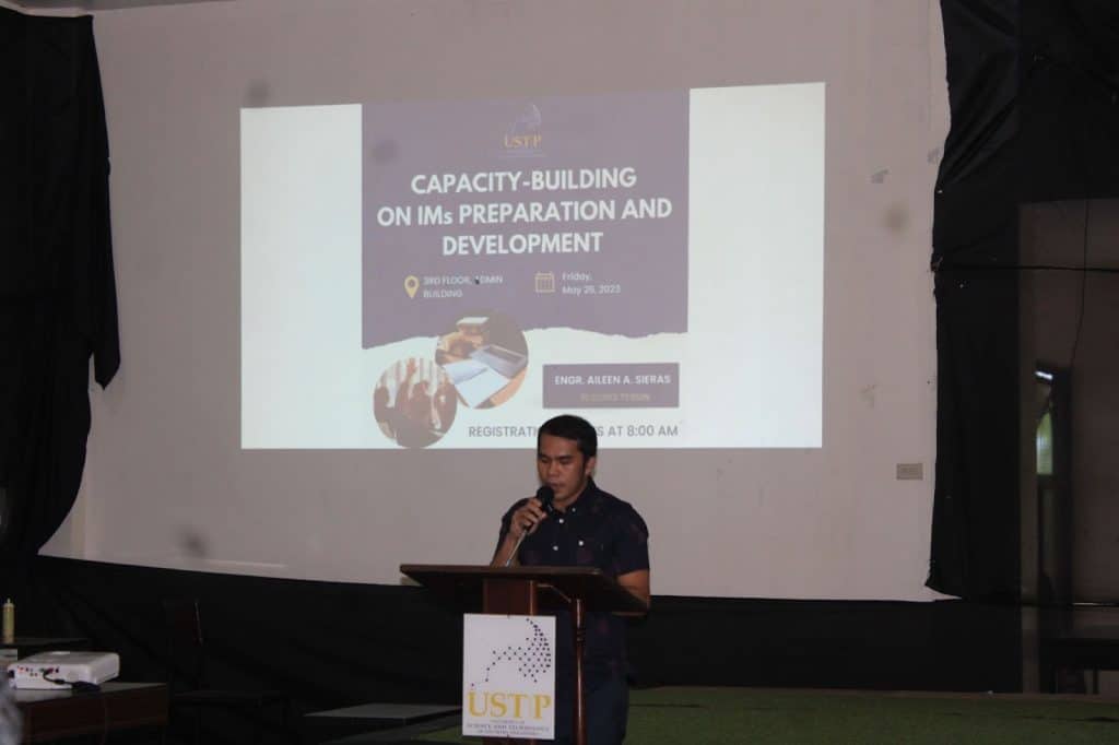 USTP Claveria capacitates faculty members in IM preparation & development 2