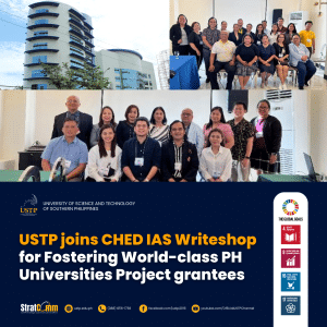 USTP joins CHED IAS Writeshop for Fostering World-class PH Universities Project grantees
