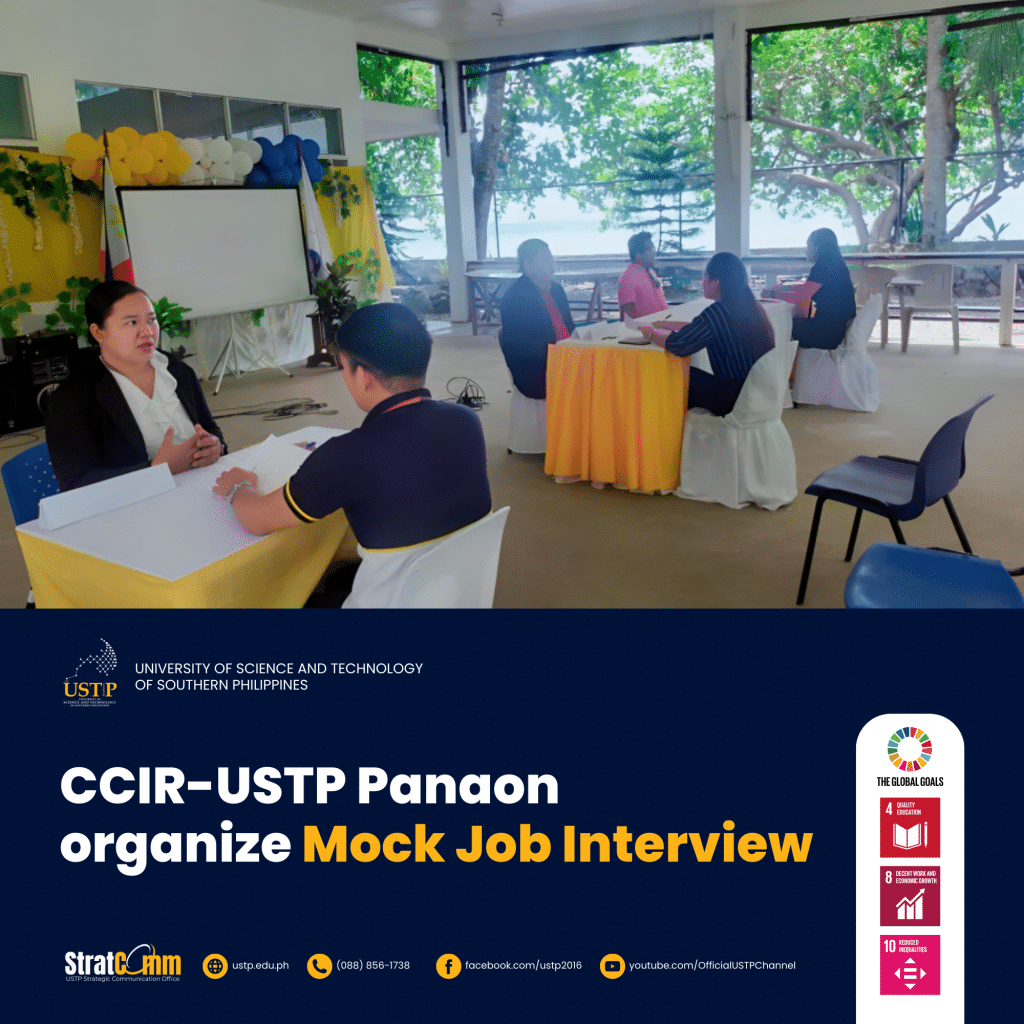 CCIR-USTP Panaon organize Mock Job Interview