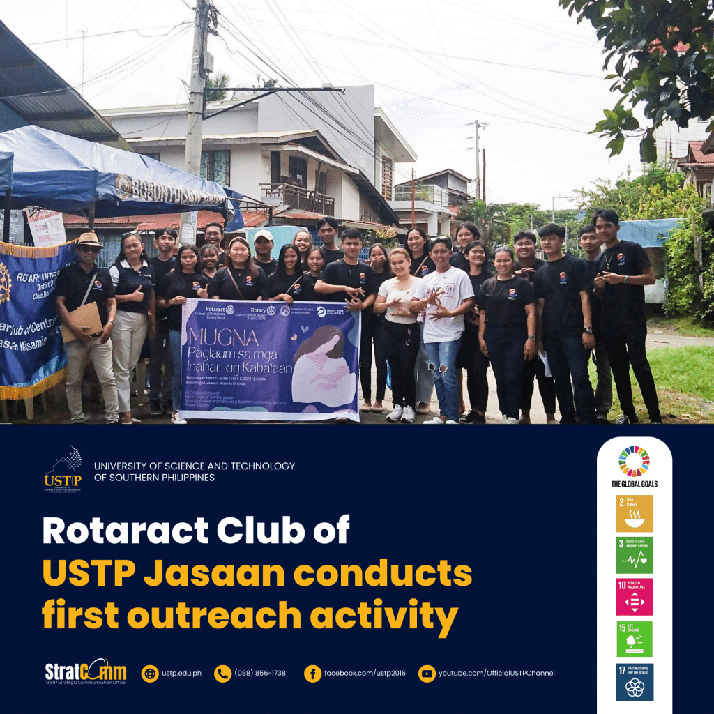 Rotaract Club of USTP Jasaan conducts first outreach activity