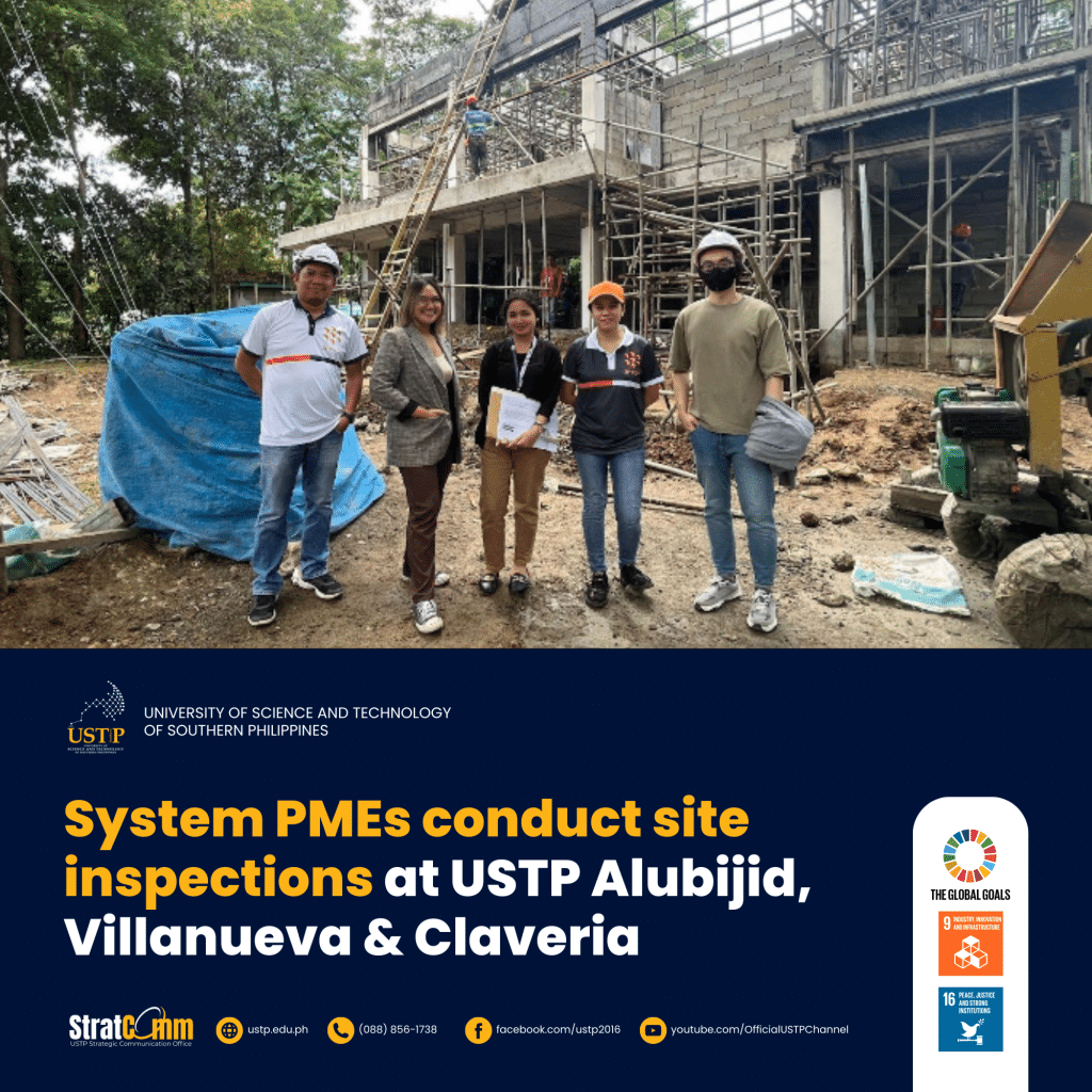 System PMEs conduct site inspections at USTP Alubijid, Villanueva & Claveria