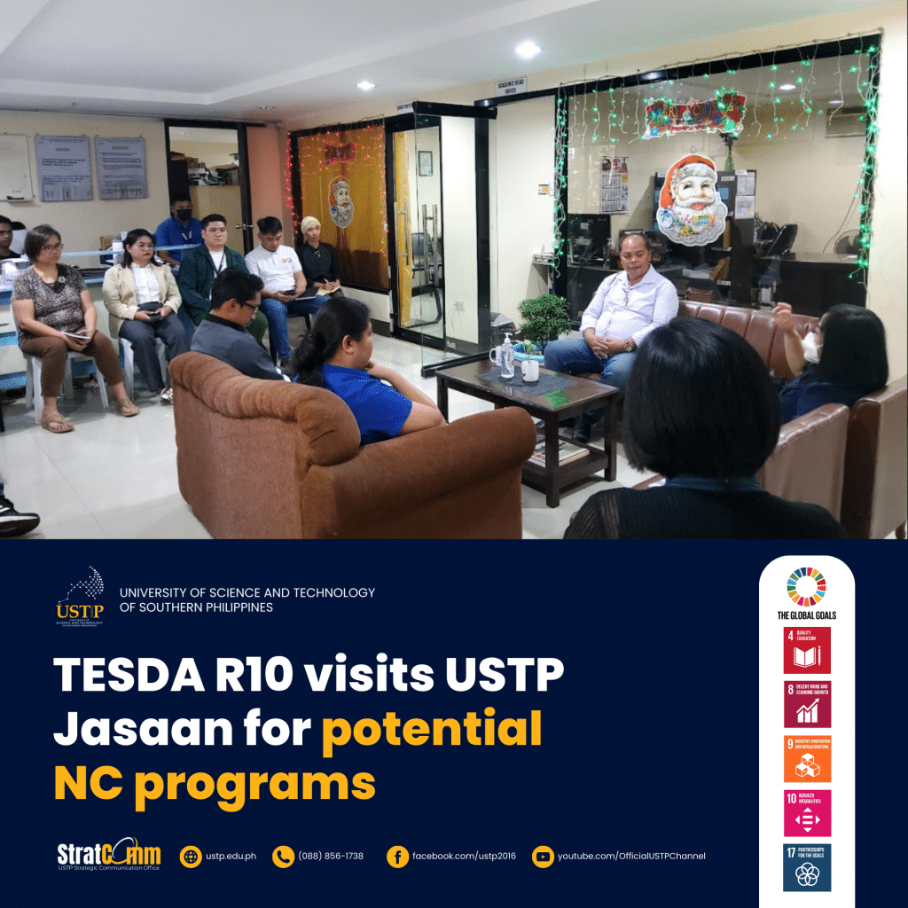 TESDA R10 visits USTP Jasaan for potential NC programs