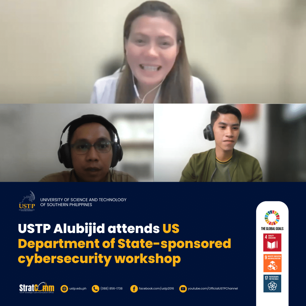 USTP Alubijid attends US Department of State-sponsored cybersecurity workshop