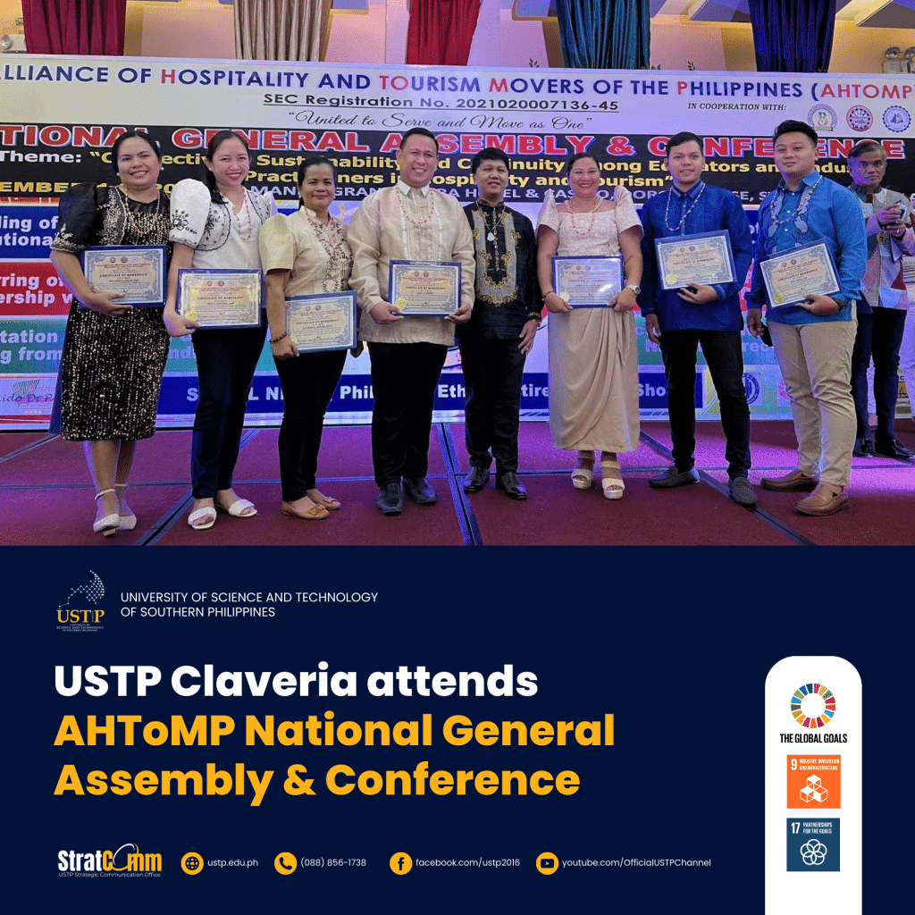 USTP Claveria attends AHToMP National General Assembly & Conference