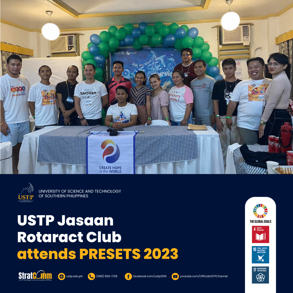 USTP Jasaan Rotaract Club attends PRESETS 2023