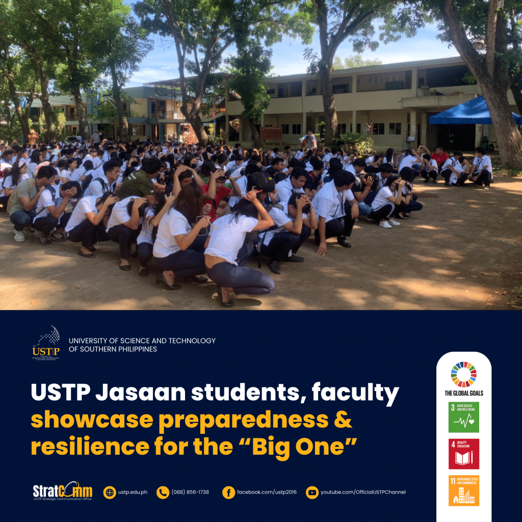 USTP Jasaan students, faculty showcase preparedness & resilience for the “Big One”
