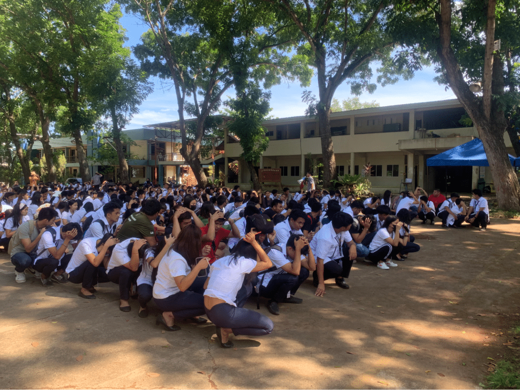 USTP Jasaan students, faculty showcase preparedness & resilience for the “Big One” 2