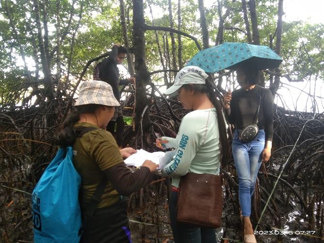 USTP Panaon, BSMB explore mangrove structure and biodiversity in coastal barangays 2