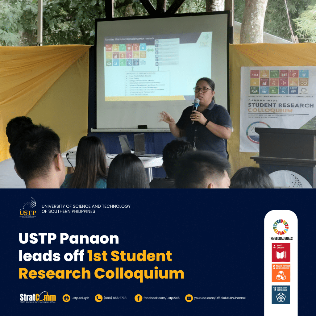 USTP Panaon leads off 1st Student Research Colloquium