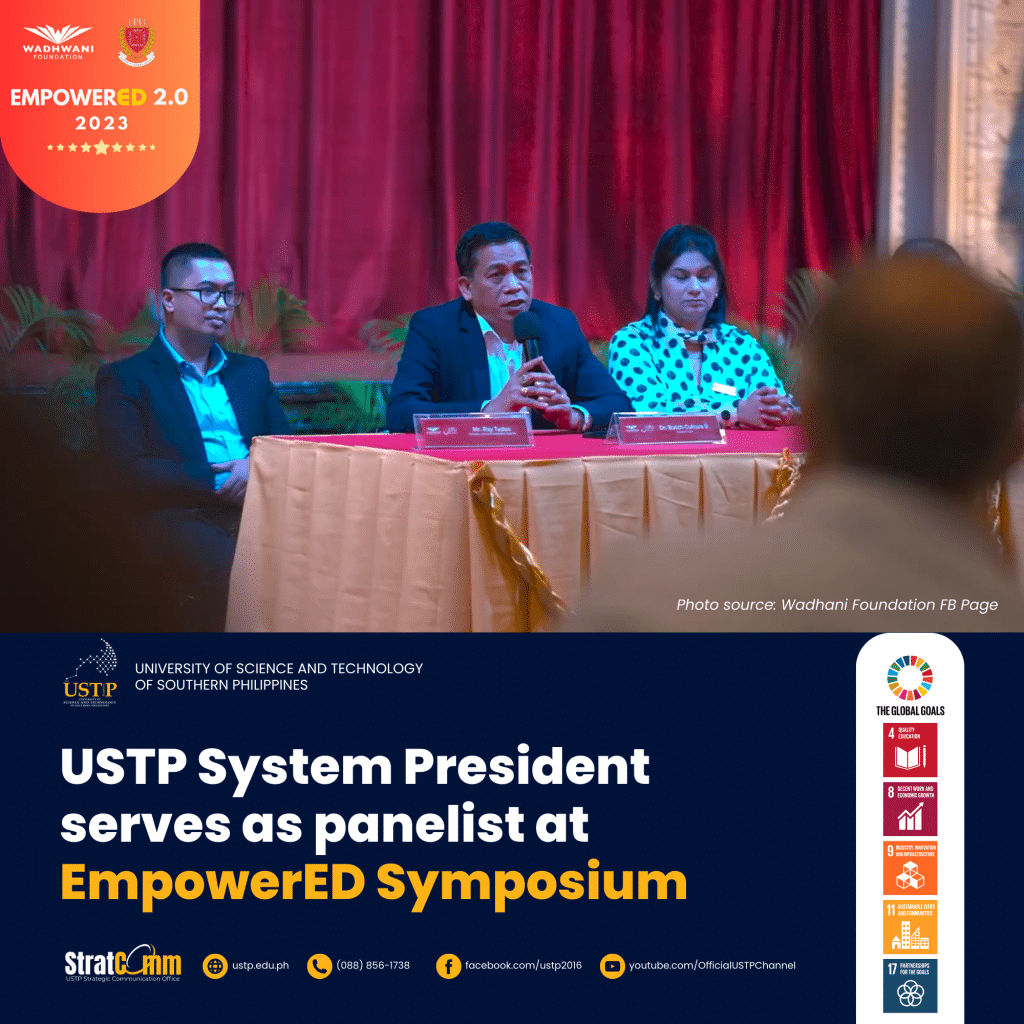 USTP System President serves as panelist at EmpowerED Symposium