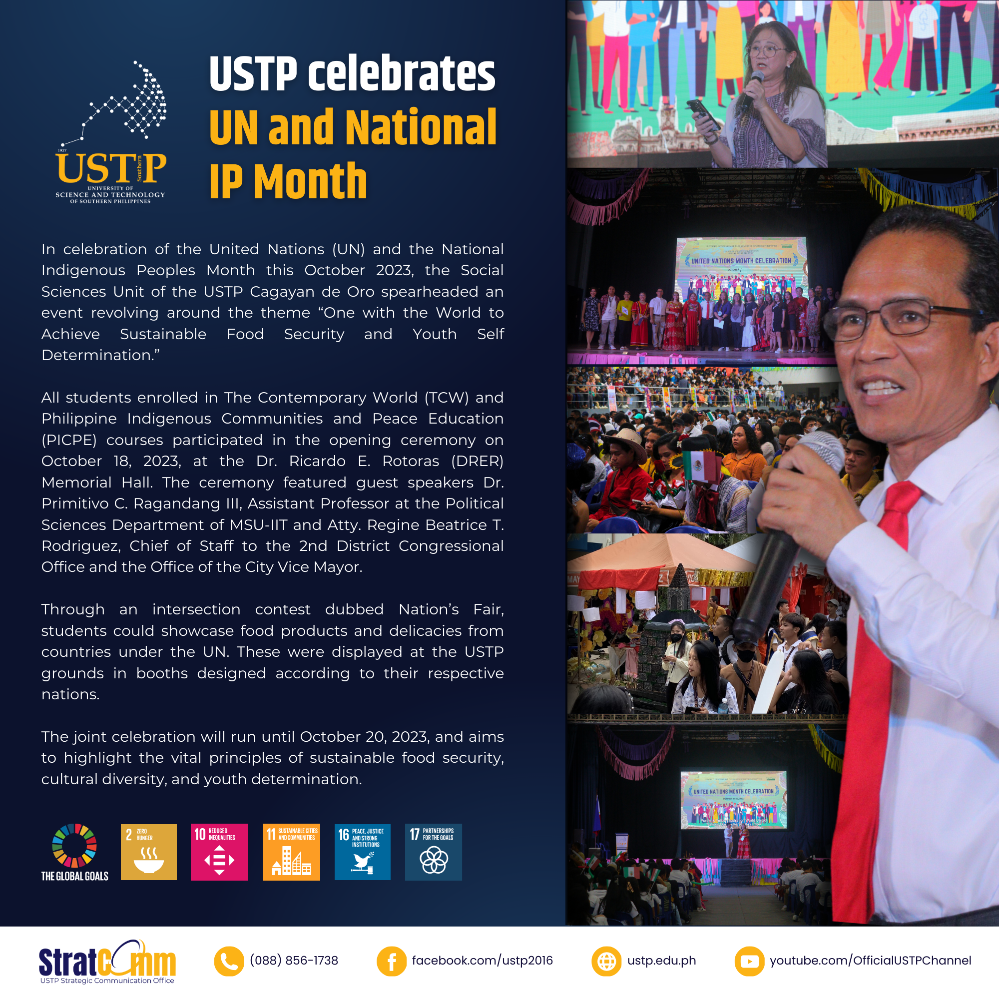 USTP celebrates UN and National IP Month