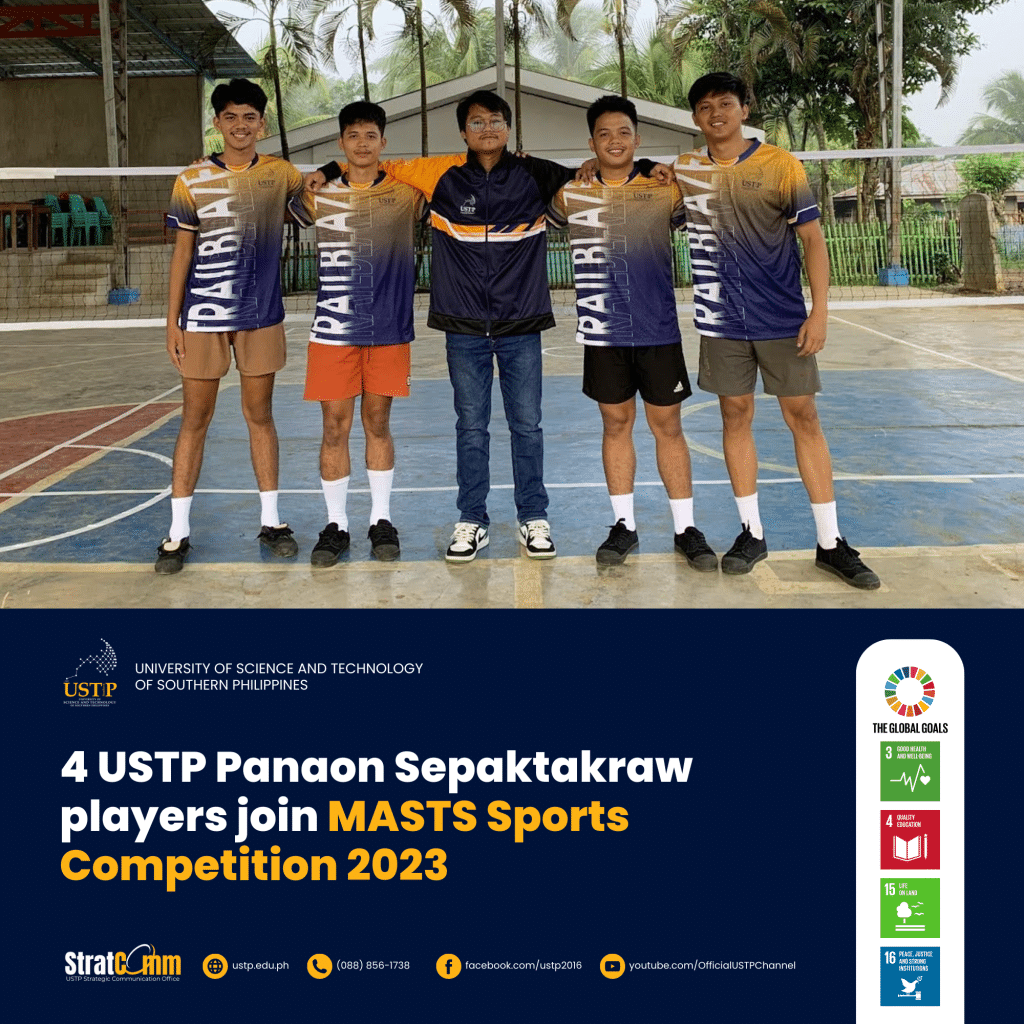 4 USTP Panaon Sepaktakraw players join MASTS Sports Competition 2023