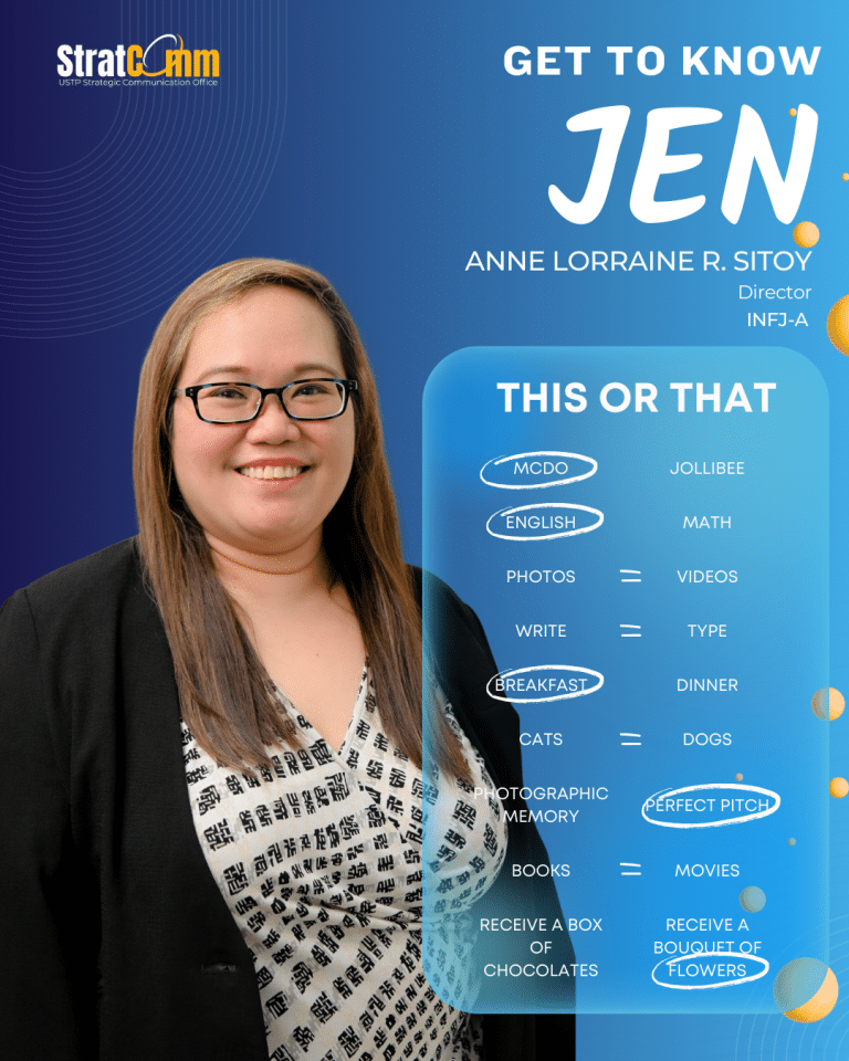 Anne Lorraine R. Sitoy - STRATCOMM Director