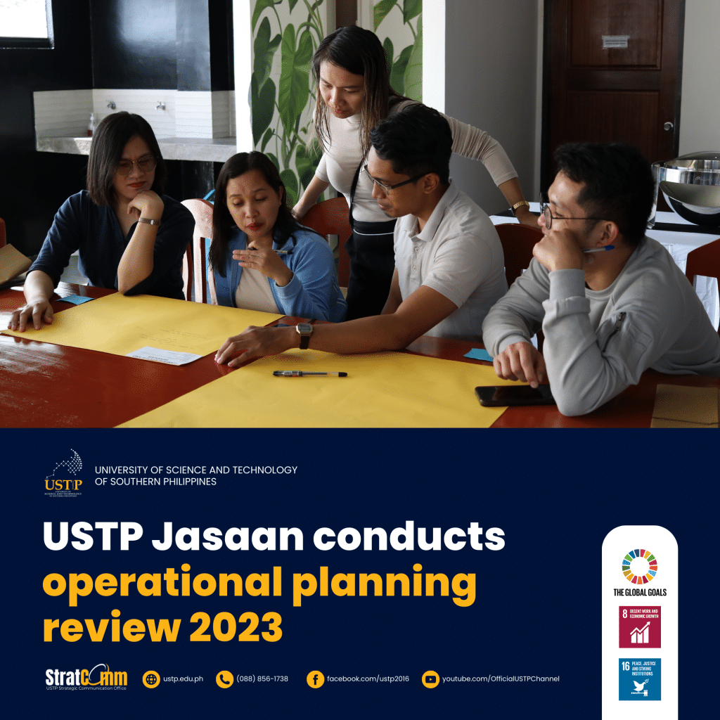 USTP Jasaan conducts operational planning review 2023