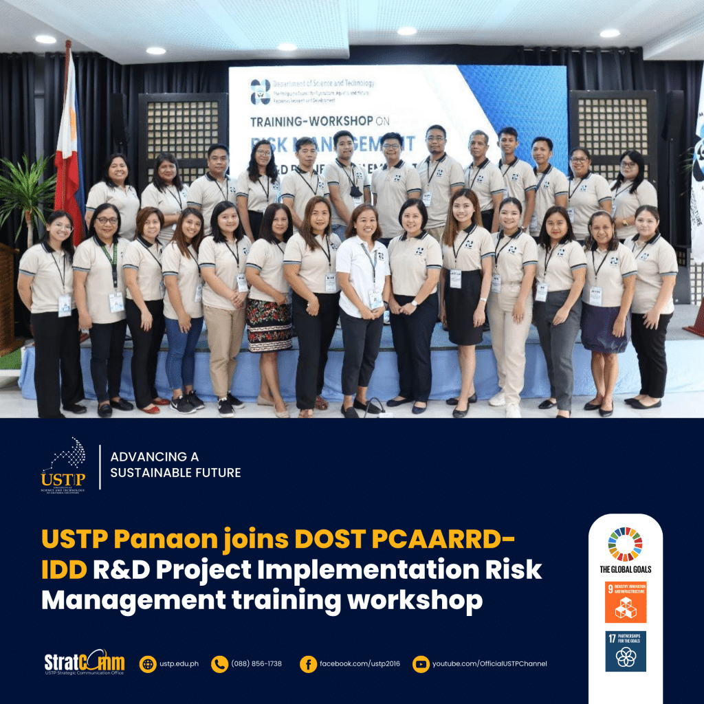 USTP Panaon joins DOST PCAARRD-IDD R&D Project Implementation Risk Management training workshop