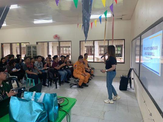 BFP conducts Fire Safety Seminar at USTP Alubijid 2