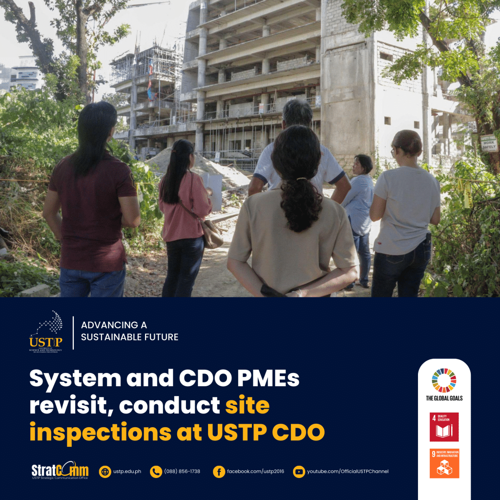 System and CDO PMEs revisit, conduct site inspections at USTP CDO