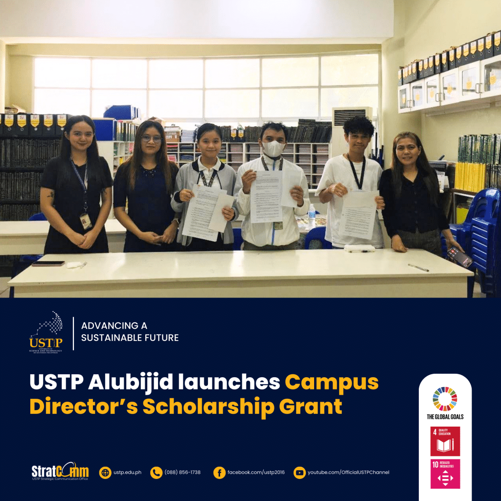 USTP Alubijid launches Campus Director’s Scholarship Grant