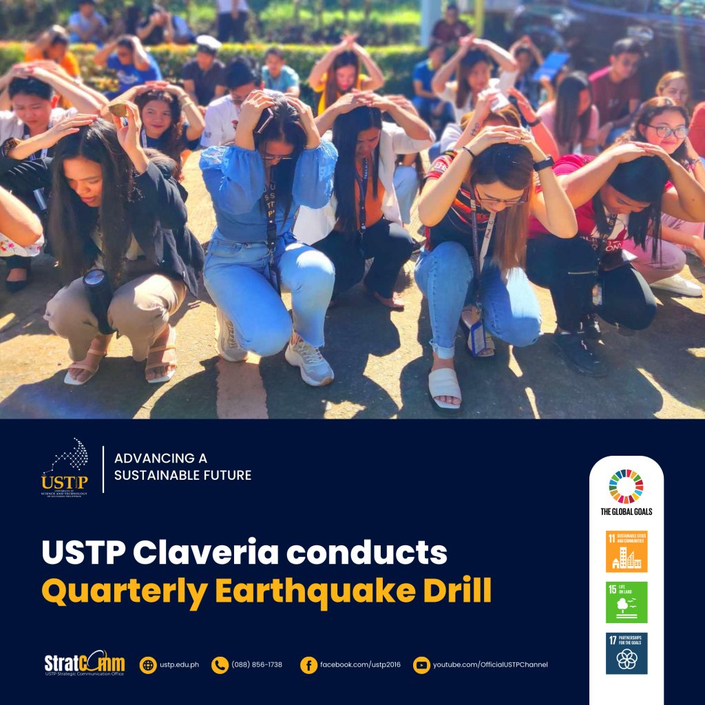 USTP Claveria conducts Quarterly Earthquake Drill