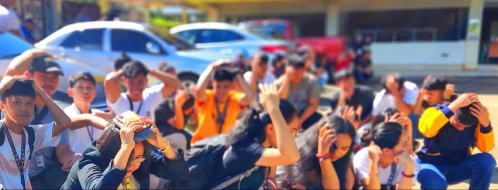 USTP Claveria conducts Quarterly Earthquake Drill 8