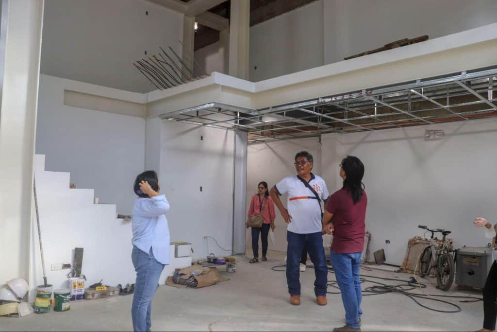 PME and IPFDO inspecting the lobby and second floor rooms of the Campus Residence| Photo by Khairon Cañete 1