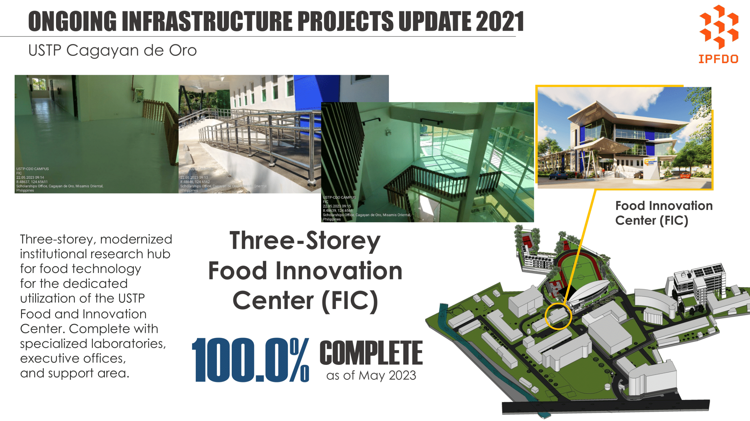 Three-Storey Food Innovation Center (FIC) - USTP Cagayan de Oro