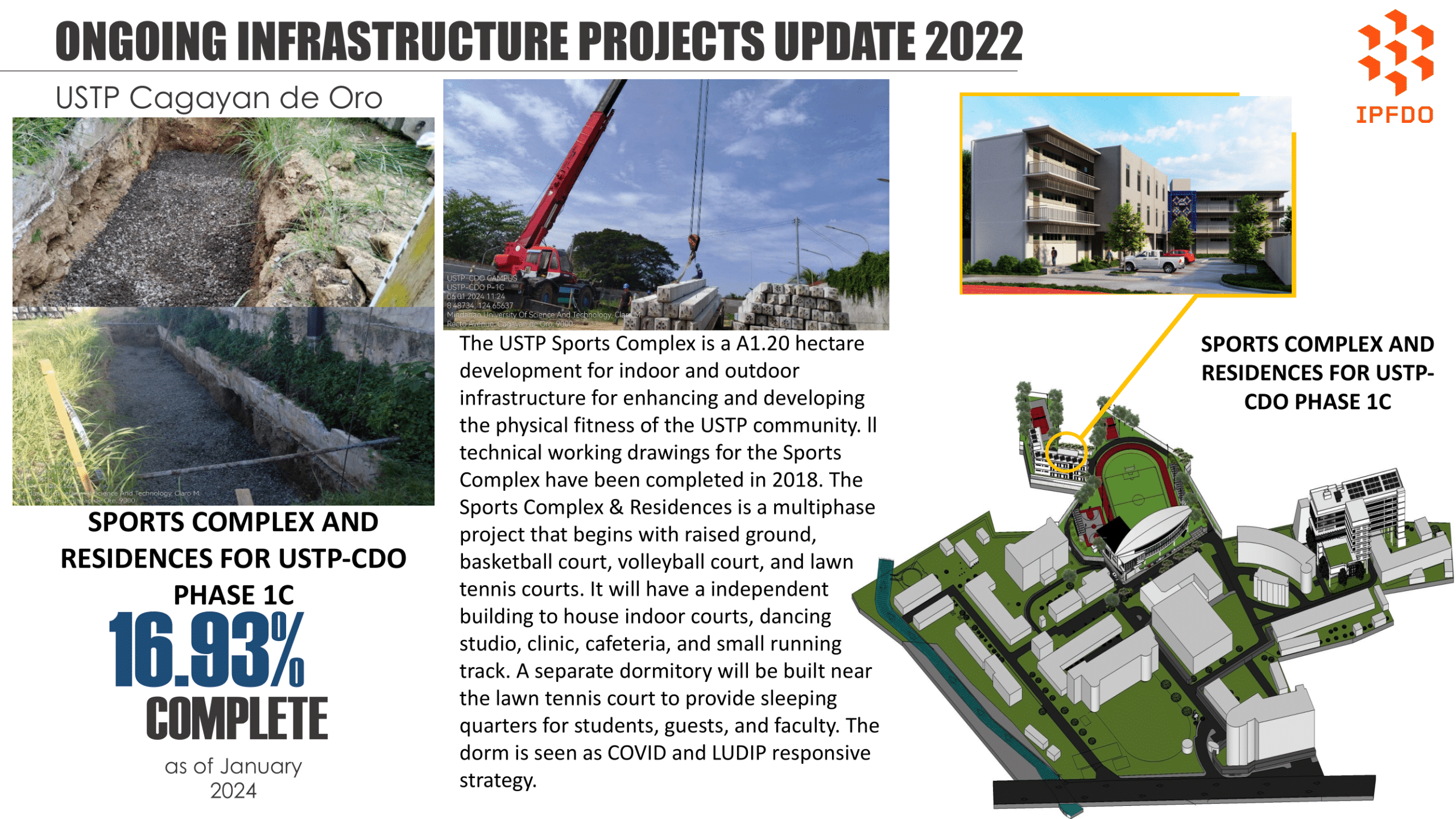 Sports Complex and Residences for USTP CDO (Phase 1C) - USTP Cagayan de Oro