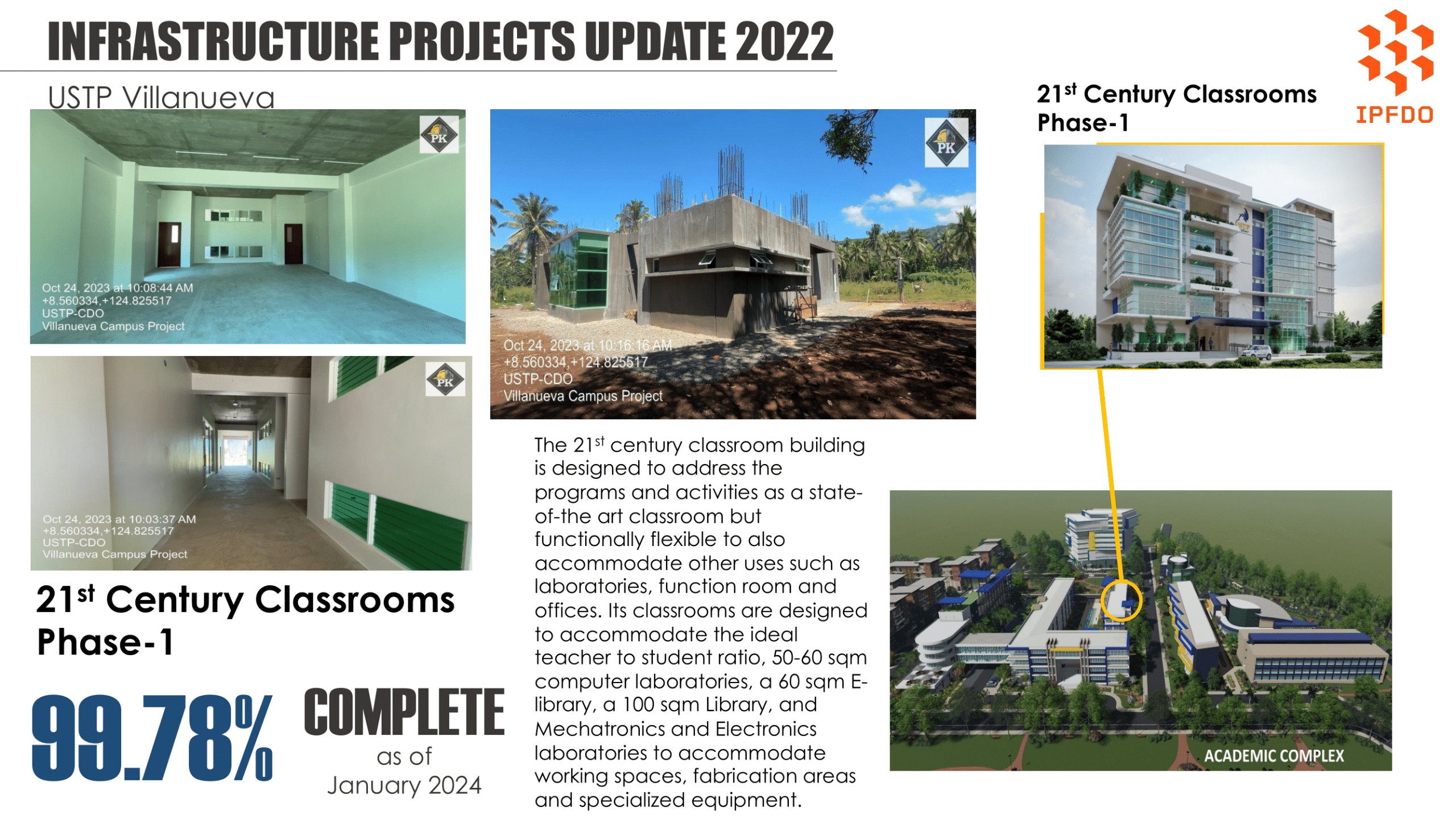 21st Century Classrooms (Phase 1) - USTP Villanueva