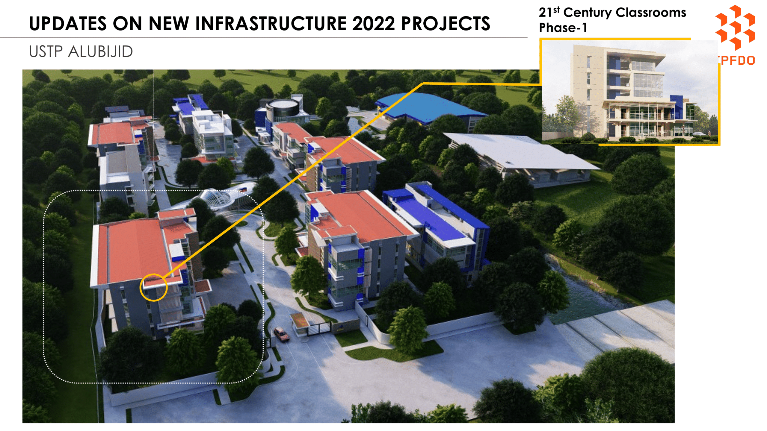Updates on New Infrastructure 2022 Projects - USTP Alubijid