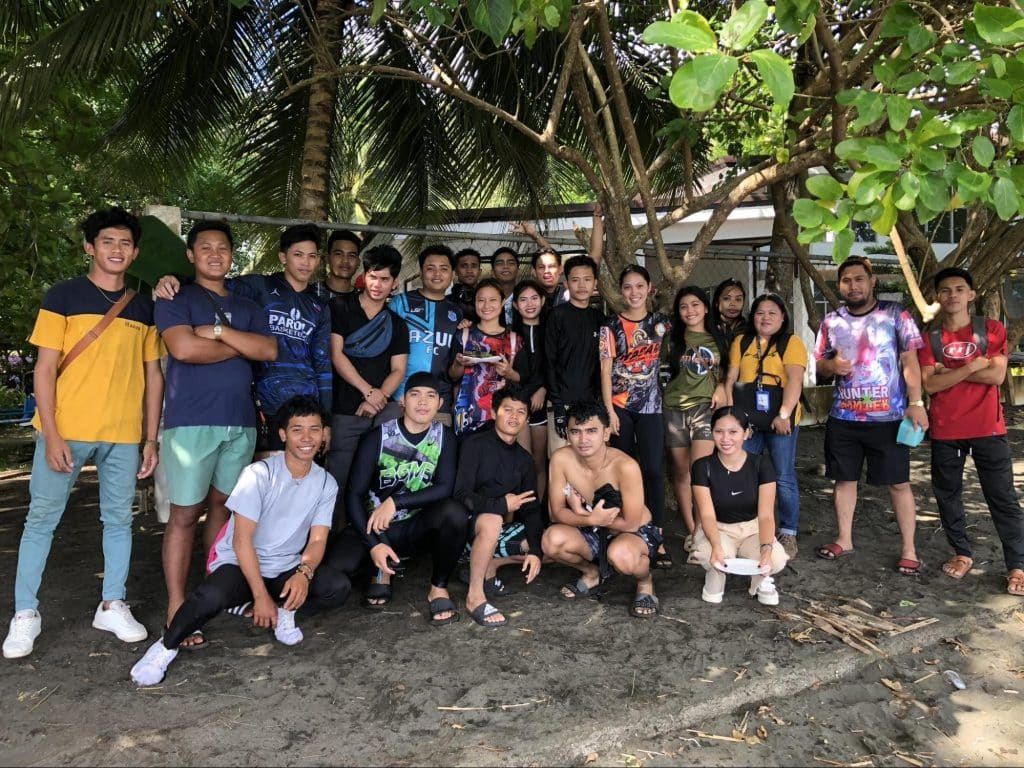 BSMB students install Artificial Coral Reefs in Panaon Coastal Waters 13