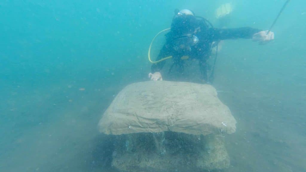 BSMB students install Artificial Coral Reefs in Panaon Coastal Waters 3