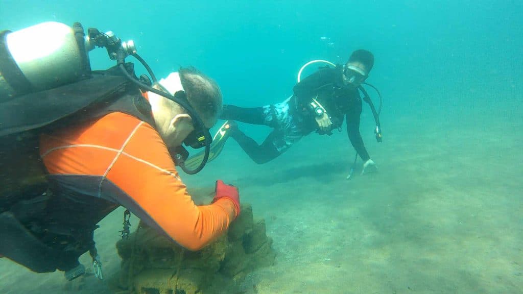 BSMB students install Artificial Coral Reefs in Panaon Coastal Waters 4