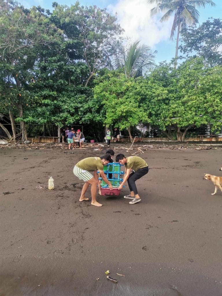 BSMB students install Artificial Coral Reefs in Panaon Coastal Waters 7