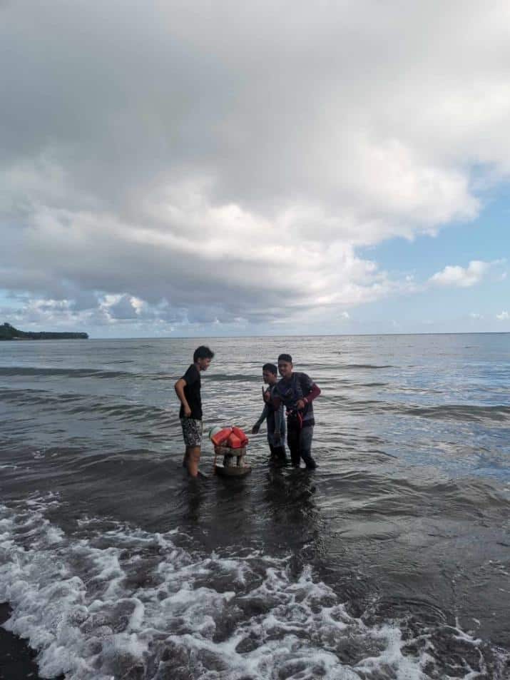 BSMB students install Artificial Coral Reefs in Panaon Coastal Waters 8