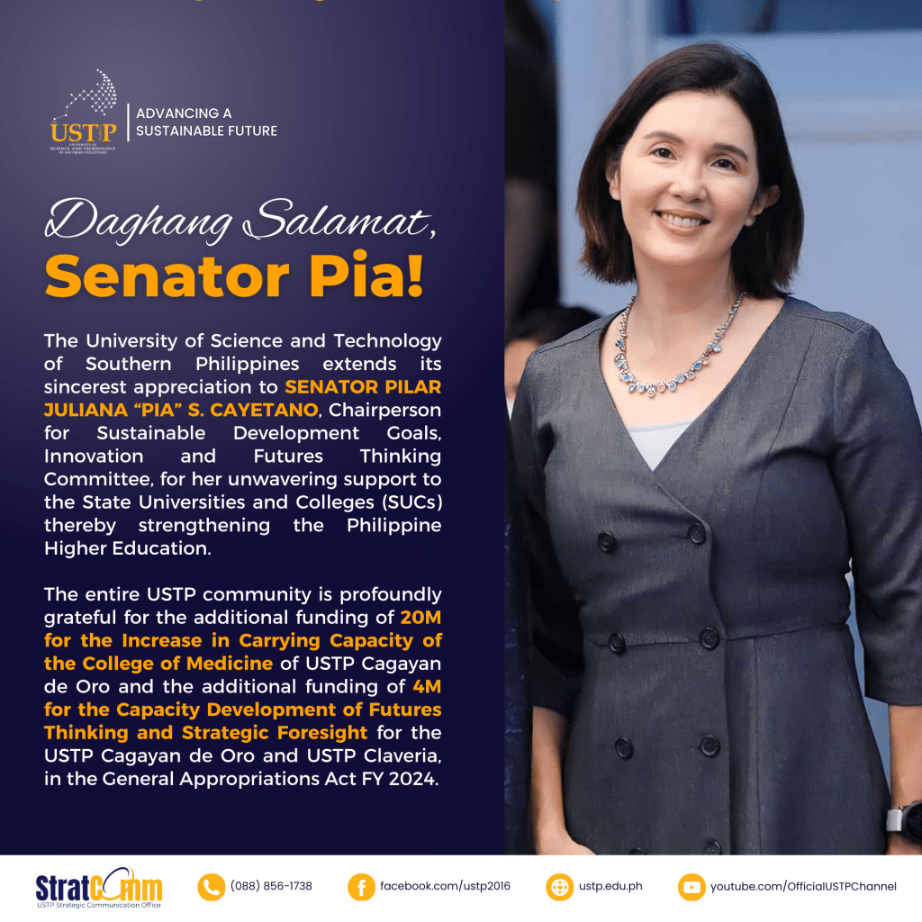 Thank You, Senator Pia 2024
