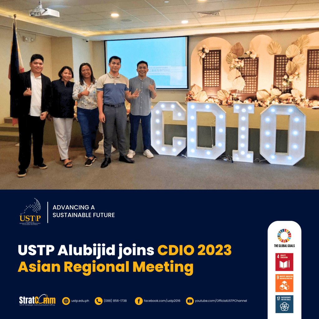 USTP Alubijid joins CDIO 2023 Asian Regional Meeting