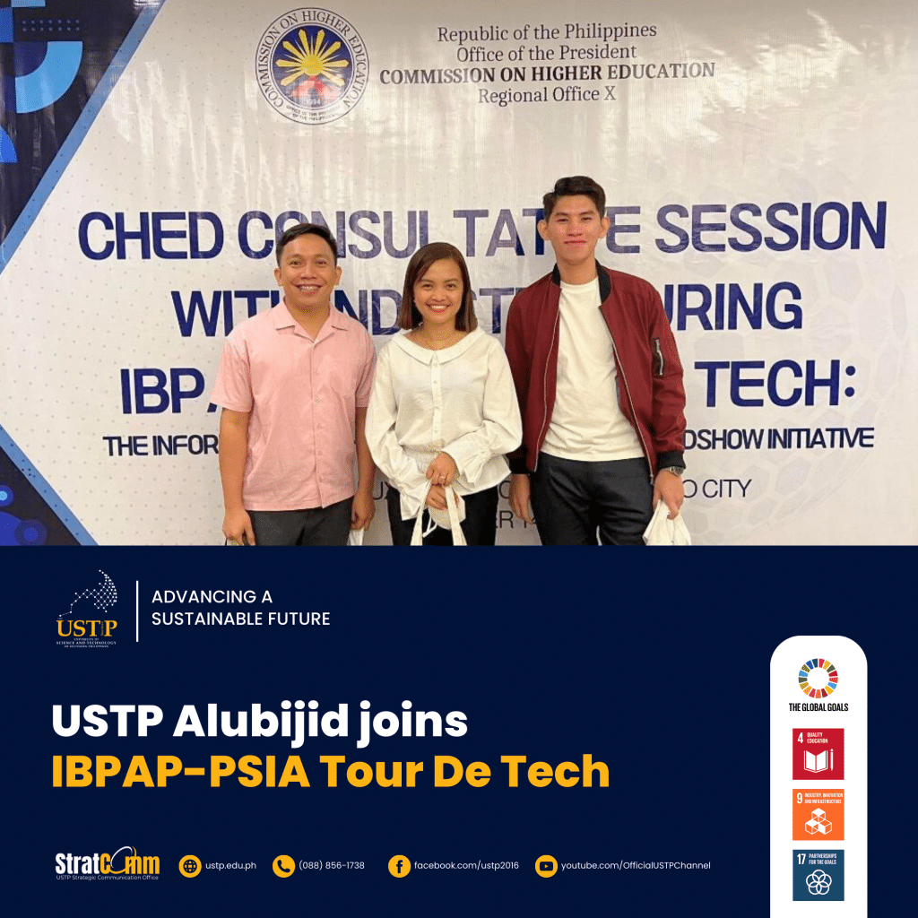 USTP Alubijid joins IBPAP-PSIA Tour De Tech