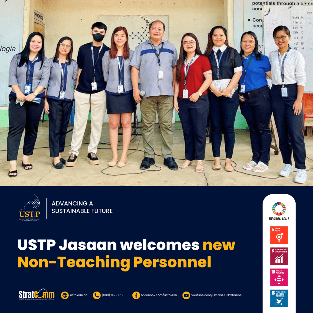 USTP Jasaan welcomes new Non-Teaching Personnel