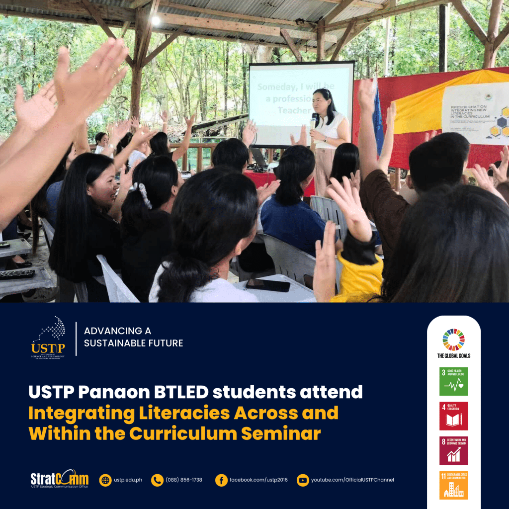 USTP Panaon BTLED students attend Integrating Literacies Across and Within the Curriculum Seminar
