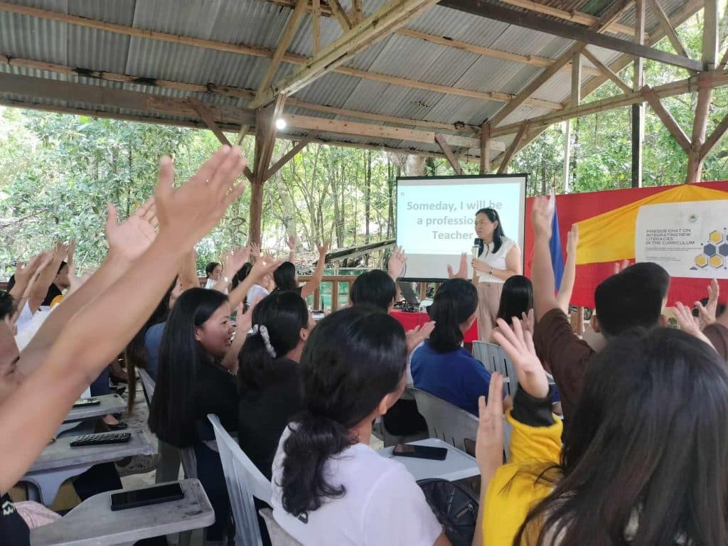 USTP Panaon BTLED students attend Integrating Literacies Across and Within the Curriculum Seminar 2