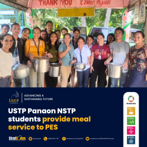 USTP Panaon NSTP students provide meal service to PES